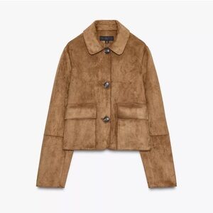 Zara Tan Teddy Jacket